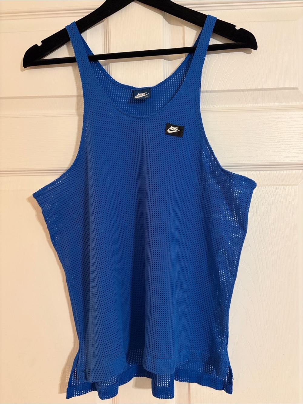 VTG Nike Blue Mesh Tank Top Jersey Blue Tag USA Made Size XL